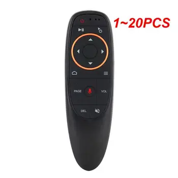 1 ~ 20PCS Радиочестотни жироскоп G10 Smart Voice дистанционно управление за Android TV Box PC Безжична въздушна мишка с IR обучение