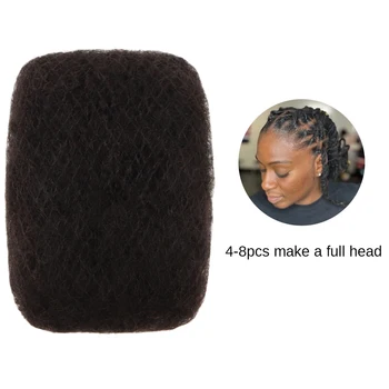 100% Куп от човешки косъм hiar afro Извратени, 30 опаковки естествен черен цвят с изплащането на доставка