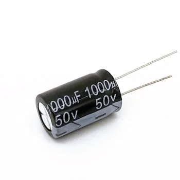 100ШТ Електролитни кондензатори с високо качество 50V1000UF 13*20mm 1000UF 50V 13*20