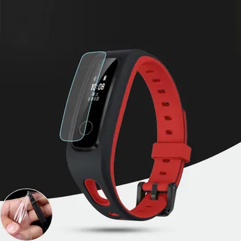 2 елемента Противоударная мека прозрачен защитен филм от TPU за Huawei Honor Band 4 Band4 Running Sport Wristband на цял екран защитен калъф