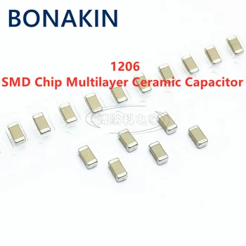 20PCS 1206 47UF 63V 100V ± 10% X7R 476K MLCC SMD-чип Многослойни Керамични кондензатори