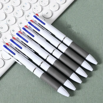 20pcs 3 в 1 Прес-дръжка за Многоцветни Химикалки 0.7 mm 3 Цвята Химикалка Писалка За Зареждане на Многоцветни Химикалки, Пластмасови Химикалки