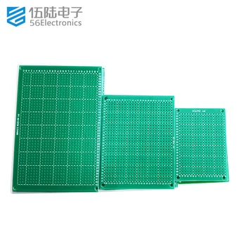 5 БР. прототипная такса печатна платка зелен цвят 3*7 5*7 7*9 Еднопосочни печатни платки, Електронни компоненти