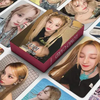 55 бр./компл. Kpop Idol Момиче (G) I-DLE Lomo Card Yuqi HD Отпечатване Фотоалбум Картичка SoYeon Minnie MiYeon ShuHua Фотокарточка Подарък на Феновете