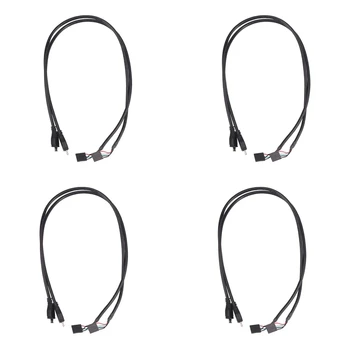 (8 бр) 50 см, 5-пинов конектор дънната платка Към конектора Micro-USB адаптер Dupont Extender Cable (5Pin / Micro-USB)