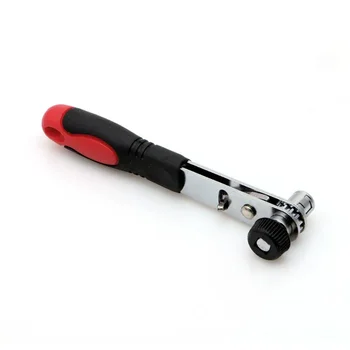 90 градуса 6,35 мм Мини-гаечен ключ с храповой дръжка Полуавтоматична отвертка Ръчни инструменти с гаечен ключ с храповой дръжка