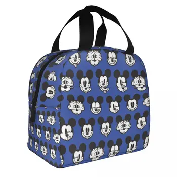 Disney Mickey It ' s A Мики Изолирано чанта за обяд Чанта-хладилник Контейнер за обяд с голям капацитет на обяд-бокс Чанта-тоут чанти за храна за пикник