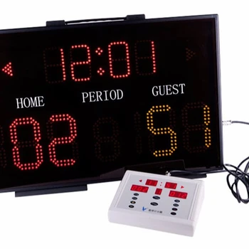 Led подсветката едностранно баскетболен табло OEM, с дигитален кабелен горивото