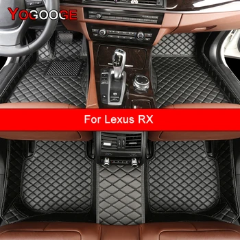 YOGOOGE Потребителски Автомобилни Постелки За Lexus RX RX300 RX330 RX350 RX400H RX450H RX350H Автоаксесоари Килим За Краката