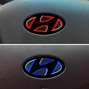 Автомобилна Стикер На волана и Предната Емблема Икона на Лого за Hyundai Elantra I30 Tucson Accent IX35 I20 Sonata Защитни аксесоари