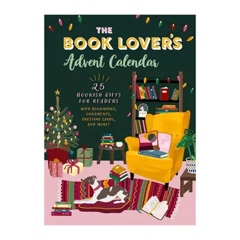 Адвент-календар, за да резервирате любители, 25 книжарниците подаръци за книгата любители, жени, майки, възрастни, любители на книгите, които четете Адвент-календар с подаръци