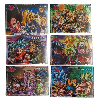 Аниме Dragon Ball Son Goku Bejita Yonsei Cell Frieza Game Collection Jr Рядка картичка с горещо щамповани Модерен подарък за рожден Ден