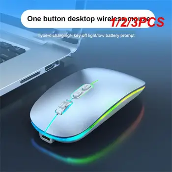 Безжична однорежимная мишка Ултра-преносим лаптоп за офиса и дома със светлинен бутон за Връщане към работния плот M103