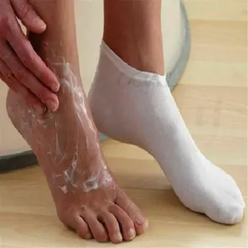 Бели Овлажняващи чорапи Хидратиращ крем за грижа за краката Гладка, Мека кожа Красота
