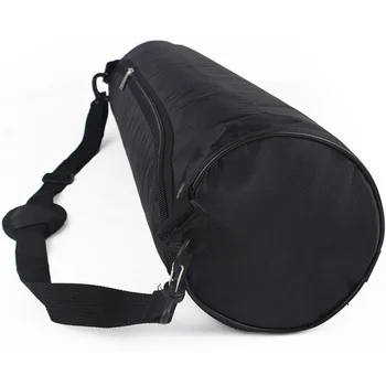 Водоустойчива чанта за йога Многофункционален джобен килимче за танци, за йога Спортна раница за фитнес Калъф за подложка (черен)