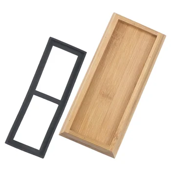 Домакински бамбук острилка с нескользящим основание, фиксирани, тава, кухненска острилка за домашни ножове