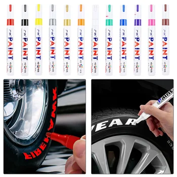 Дръжка за маслената боядисване на автомобилни джанти, гуми, Авторезиновых гуми, Полира Метал, Перманентен водоустойчив Пречистване на дръжки за автомобилни бои