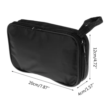 Здрав мултицет, черна холщовая чанта, водоустойчив, ударопрочная, мека за своята практика 20x12x4