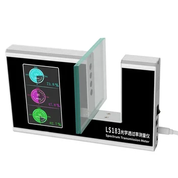 Измерване на спектъра LS183 за проверка на предаване на UV IR фолио Стъкло