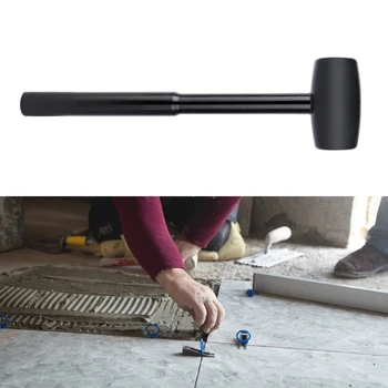 Лесен гумен чук за полагане на подови плочки, издръжлив и лесен за употреба