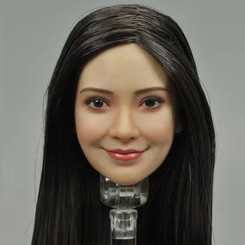 Мащабна Модел 1:6 FX10 Angelababy Headsculpt Черна Дълга Коса За 12-Инчов Фигурки на Женското Тяло Колекция от Играчки Кукли Подаръци Фен