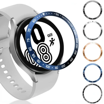 Метален часова кръг за Samsung Galaxy Watch 6/5/4 44 мм 40 мм/Класически 47 мм, 43 мм Bezel от неръждаема Стомана Galaxy Watch 5Pro Бамперное Пръстен