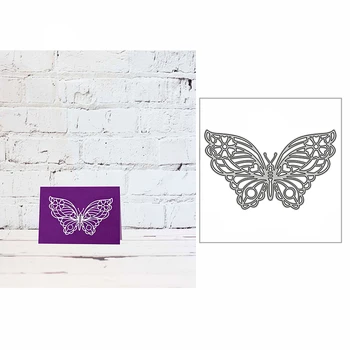 Най-добри Пожелания 2022 Цвете, Пеперуда Метални режещи форми за scrapbooking и производство на пощенски картички, декорация за списания Ново Преге без печат