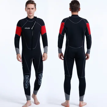 Нов неопреновый мъжки неопрен, едно парче водолазный костюм 3 мм, дрехи за плуване, сърф, гмуркане, каране на каяк, спортни дрехи, екипировка за неопрен