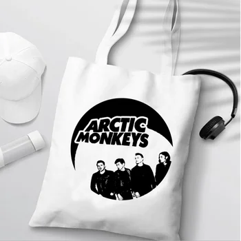 Пазарска чанта Arctic Monkeys bolsa recycle чанта bolso eco bolsas de tela джутовая чанта тъканно чанта-тоут sac дамска чантичка sac toile