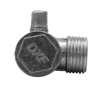 Подмяна на обратен клапан въздушен компресор Сребрист цвят за включване на въздуха до тръбата, свързваща външна резба с Диаметър 20/16/10 мм