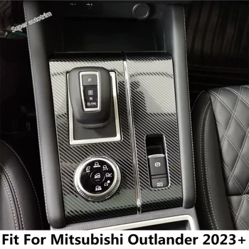 Предната Централна Конзола Кутия За Превключване На Предавките С Панел Рамка Декоративна Капачка Тапицерия Аксесоари За Интериора На Mitsubishi Outlander 2023 2024