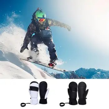 Ръкавици за сноуборд, ски ръкавици за улицата, водоустойчиви топли ръкавици, ветроупорен дебели зимни ръкавици за сняг, мини велосипедни ръкавици, за да