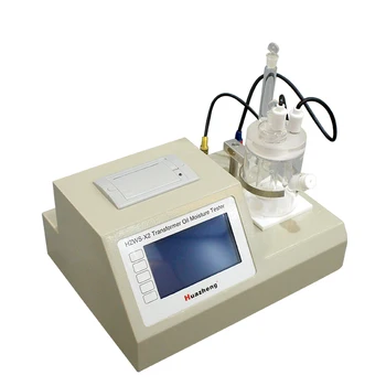 Тестер за съдържание на вода в електрически масло Huazheng, анализатор микровлажности на изолационни масла, кулонометрический тестер за влага kf