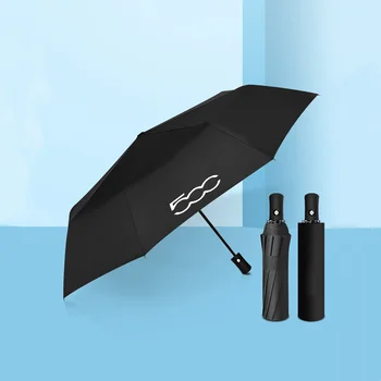Траен Напълно автоматичен Сгъваем чадър от дъжд, За мъже и жени, Луксозен Бизнес чадър за Fiat Abarth 500, Abarth 595, abarth 124