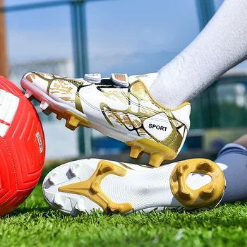 Футболни обувки за деца, момчета и момичета, футболни обувки с твърдо покритие, младежта професионални спортни обувки за футбол на открито / на закрито