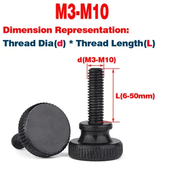 Черно Поцинкована Винт с Висока Глава И Нагънат Етапно С Голяма Глава M3-M10