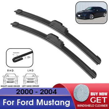 Четка за чистачки на предното стъкло на превозното средство, Взаимозаменяеми гумени чистачки за Ford Mustang 2000-2004 LHD / RHD 20 
